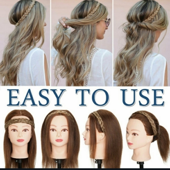 Braided headband, synthetic hair - Picture 5 of 7